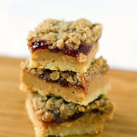 Peanut Butter and Jelly Bars