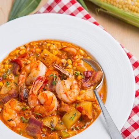 SHRIMP****Shrimp and Roasted Corn Chowder