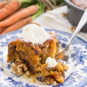 Warm Caramel Carrot Cake
