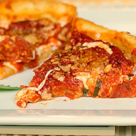 Chicago-Style Deep-Dish Pizza