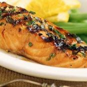 SALMON A LA PARRILLA CON NARANJA Y WHISKY