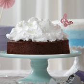 Guinness fudge cake with cloud icing