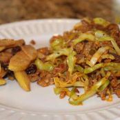 Pork:  Paleo Sausage and Cabbage 'Noodles'
