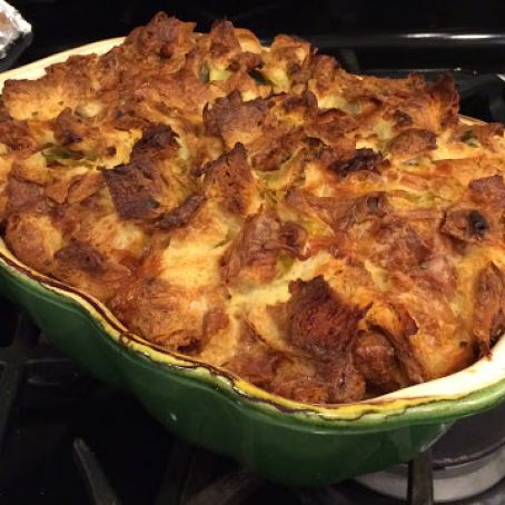 ***Taleggio Bread Pudding