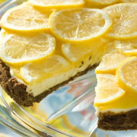 Lemon Snap Icebox Pie