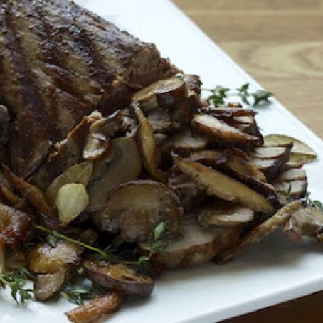 Spiced Tenderloin Roast with Wild Mushrooms