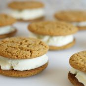 Ginger Ice Cream Sandwiches(molasses cookie)