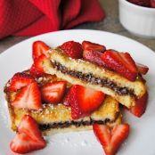 Nutella French Toast with Strawberries