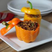 Stuffed bell peppers Italian style