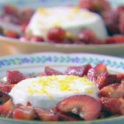Panna Cotta with Balsamic Strawberries
