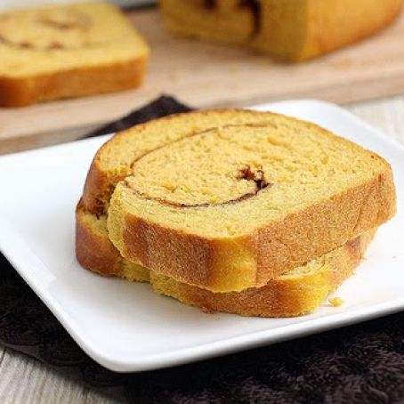 Cinnamon Swirl Pumpkin Yeast Bread