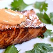 SALMON****Teriyaki Salmon with Sriracha Mayo