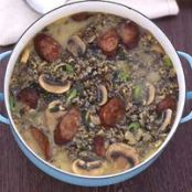 Wild Rice, Mushroom and Sausage Soup