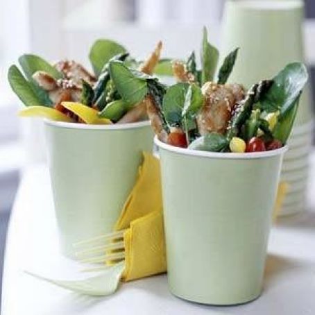 Chicken Sesame Vegetable Salad