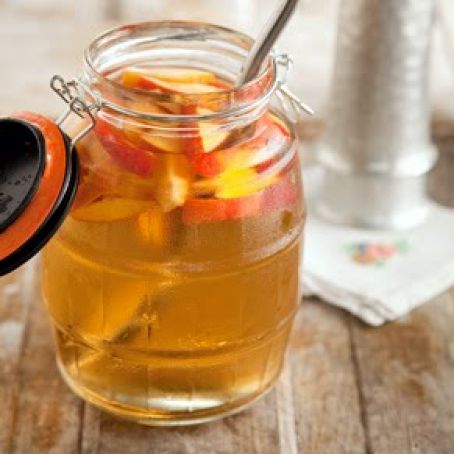 White Sangria with Peaches
