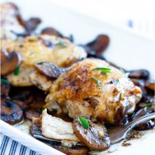 Skillet Chicken & Mushrooms - Low Carb