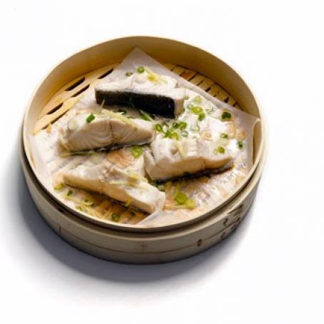 Fish: Steamed Black Cod with Soy-Chile Sauce