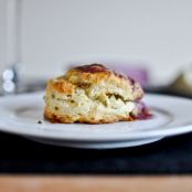 Blue Cheese Biscuits with Pinot Noir Butter