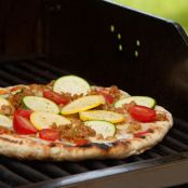 Grilled Summer Veggie Pizza