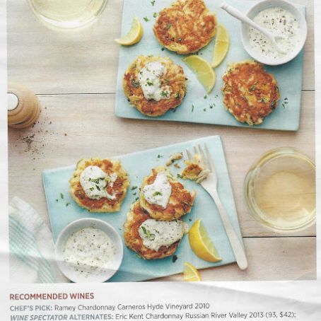 CRAB CAKES WITH  REMOULADE