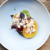 Tomatoes Two Ways with Crab and Soppressata