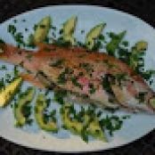 Stuffed Whole Red Snapper