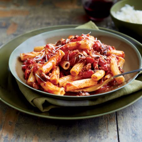 Pasta with Abruzzi-Style Lamb Sauce