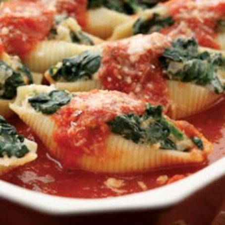 Spinach & Cheese Stuffed Shells