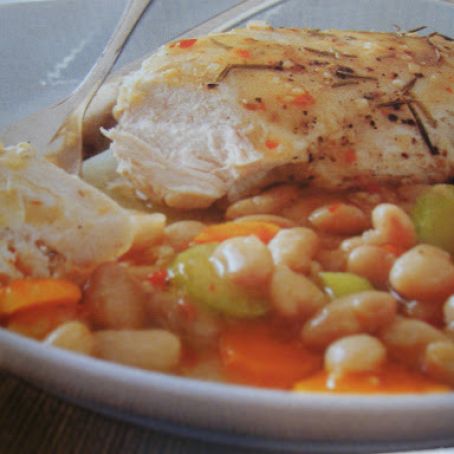 Rosemary Chicken with White Beans
