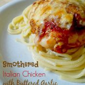 Smothered Butter Garlic Spaghetti
