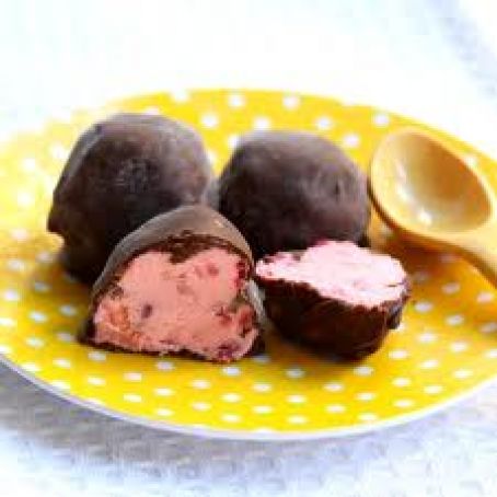 PEPPERMINT ICE CREAM BON BONS
