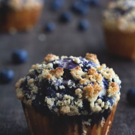 Blueberry Swirl Muffins