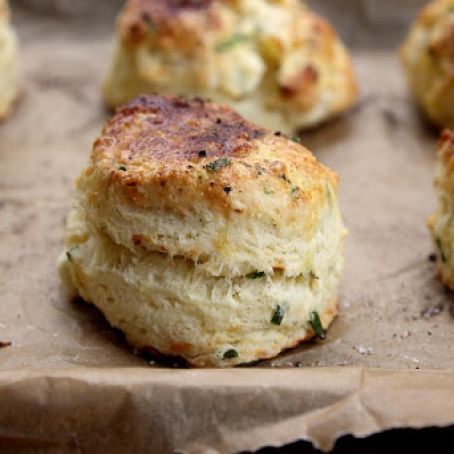 Feta and Chive Sour Cream Scones