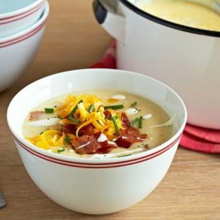 Baked Potato Soup - Fully Loaded