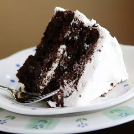 Deep, Dark Chocolate Cake