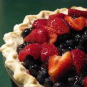 Blueberry and Strawberry Pie