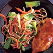 Sweet and Spicy Chicken With Soba Salad
