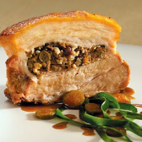 BLACK OLIVE & MUSHROOM STFD PORK BELLY