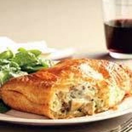 Mushroom Turnovers with Arugula Salad