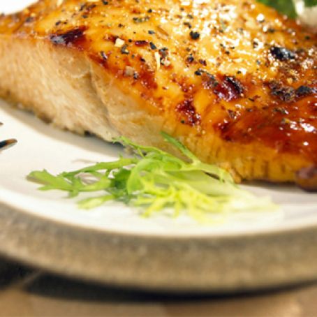 Oven BBQ Salmon
