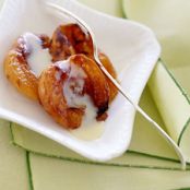 Roasted Apricots with Dulce de Leche