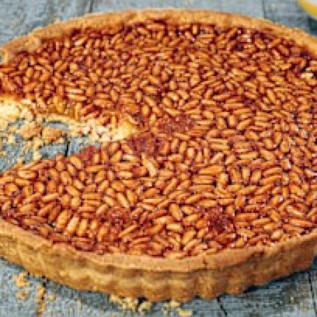 HONEY AND PINE NUT TART