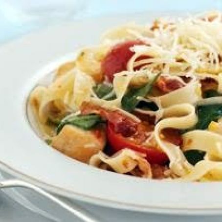 Spinach and Bacon Pasta Toss