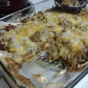 Creamy burrito casserole
