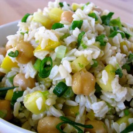 Mango And Chickpea Brown Rice Salad