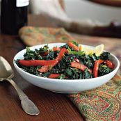 Kale with Garlic and Peppers