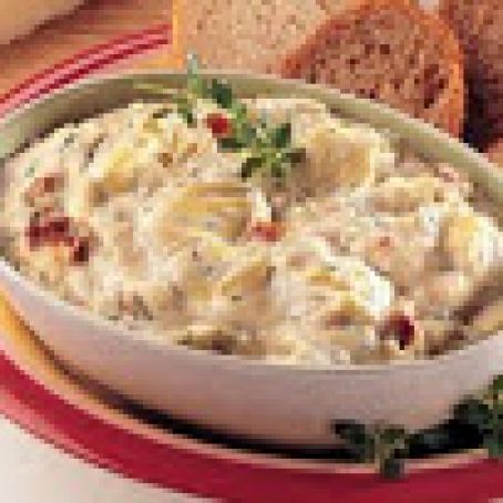Warm Bean Dip With Cucumber Rounds