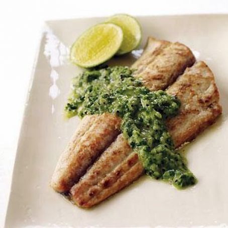 MAHI MAHI w/FRESH CILANTRO CHUTNEY