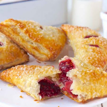 RASPBERRY PUFF TURNOVERS