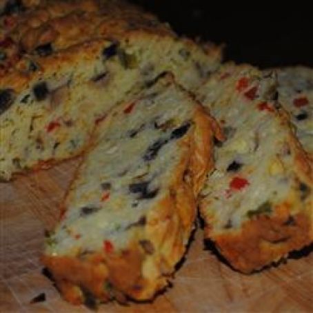 Mushroom Cheddar Batter Bread